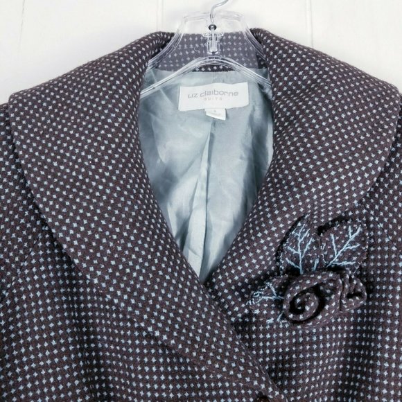 Liz Claiborne Button Blazer Size 8 - Picture 6 of 9